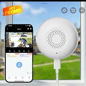 3 MP 2K Indoor Window Cameras - Color Night Vision Dual Band WiFi 5GHz&2.4GHz